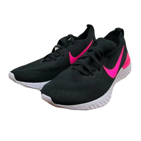 nike epic react flyknit 2 black and pink